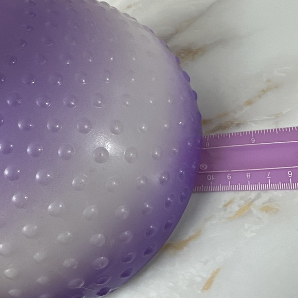 Purple Lavender Milk Glass Hobnail Lamp Shade 8" Fitter Vintage Replacement - Picture 5 of 10